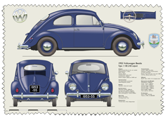 VW Beetle Type 114B 1953-55 Glass Cleaning Cloth